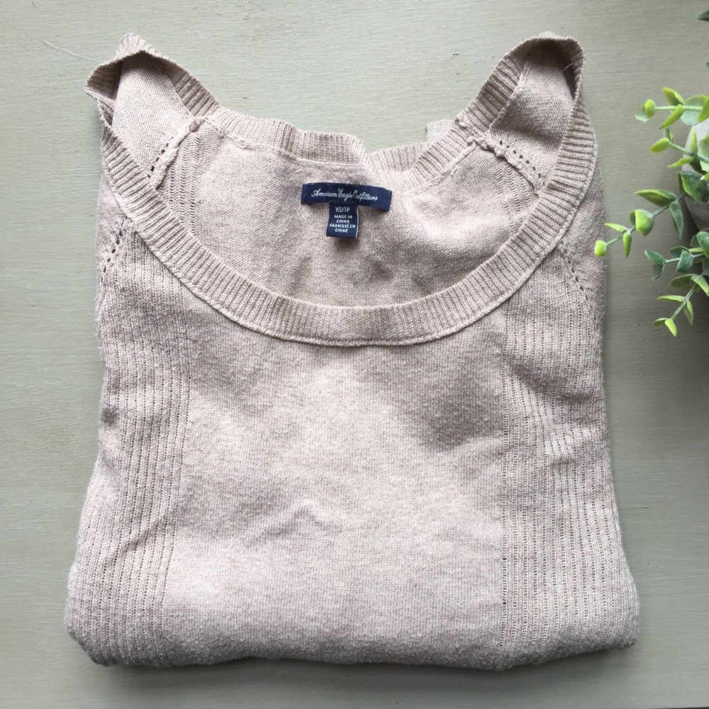 Cream sweater